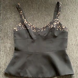 Bcbgmaxazria Lace Peplum Top - Size Small - NWT 💙